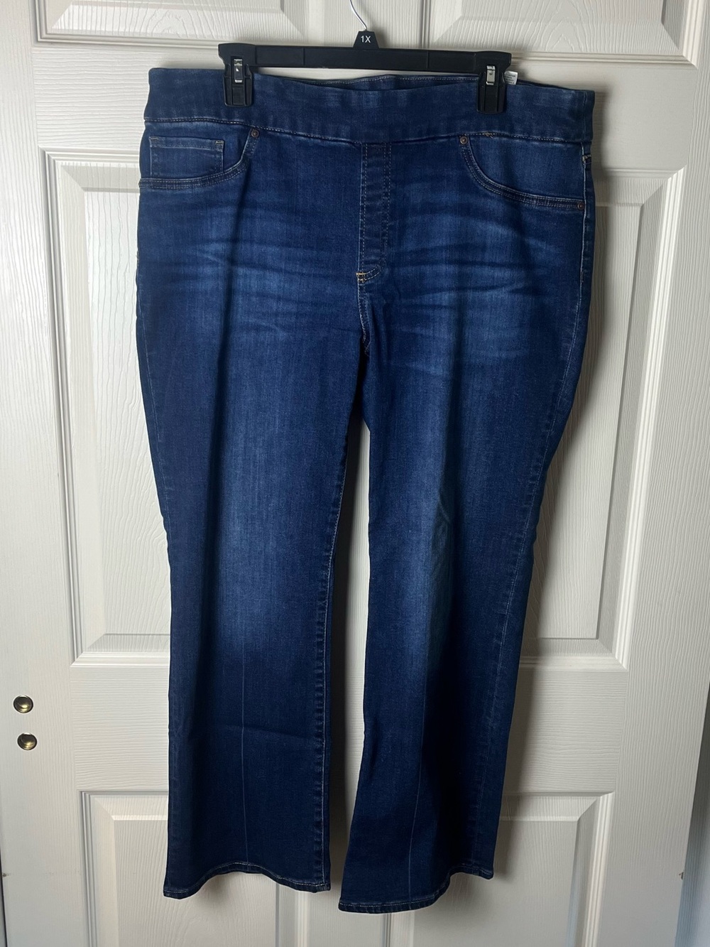Chico's Dark Indigo slim bootcut jeans